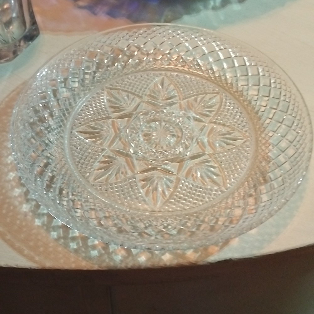Glass 8 inch plate